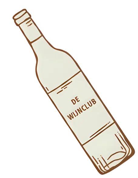 Fles wijn geserveerd in restaurantsetting bij een wijnbar en restaurant